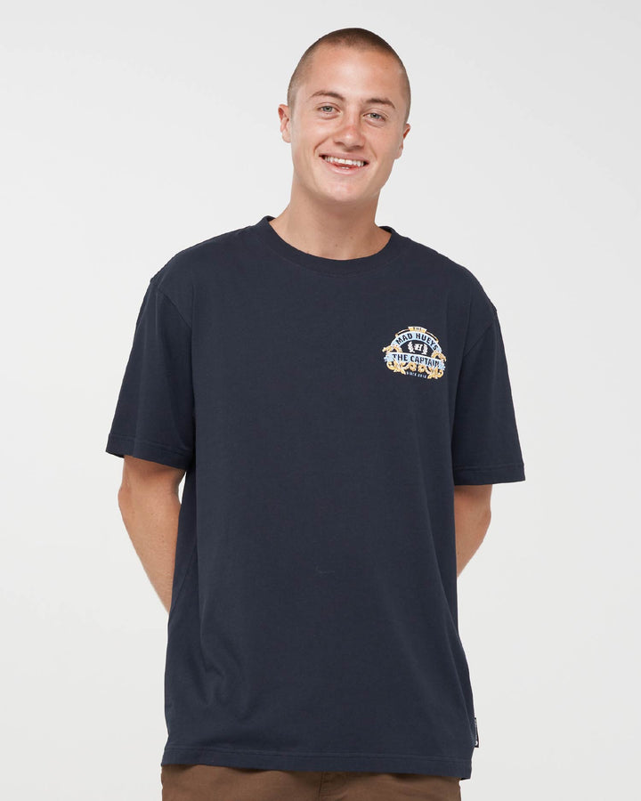 DRAGON CAPTAIN | SS TEE - NAVY