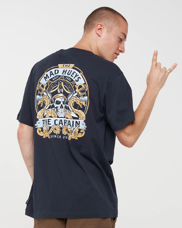 DRAGON CAPTAIN | SS TEE - NAVY