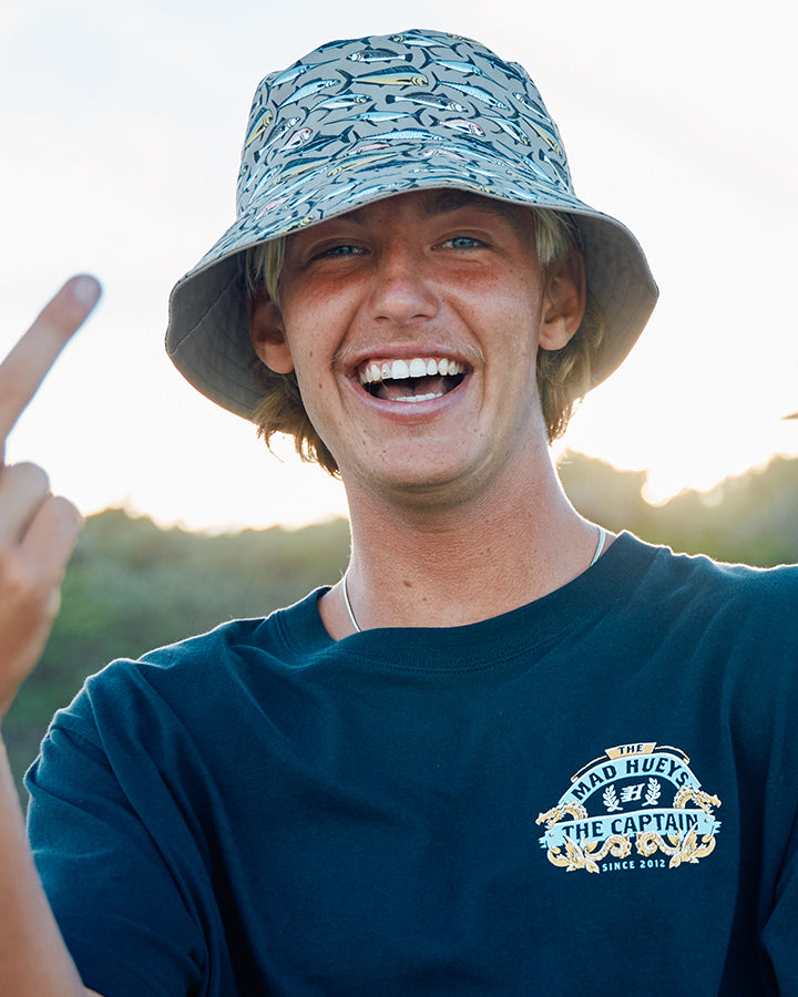 PRO HUEYS | REVERSIBLE BUCKET HAT - TAUPE