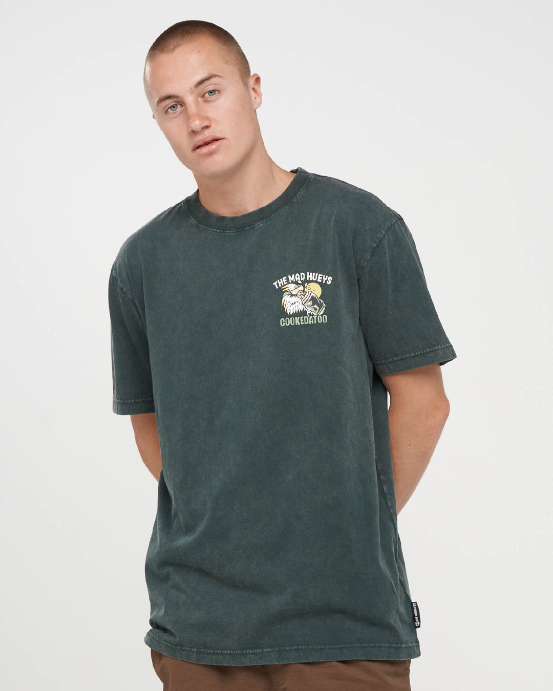 GOON COOKEDATOO | SS TEE - PINE GREEN WASHED