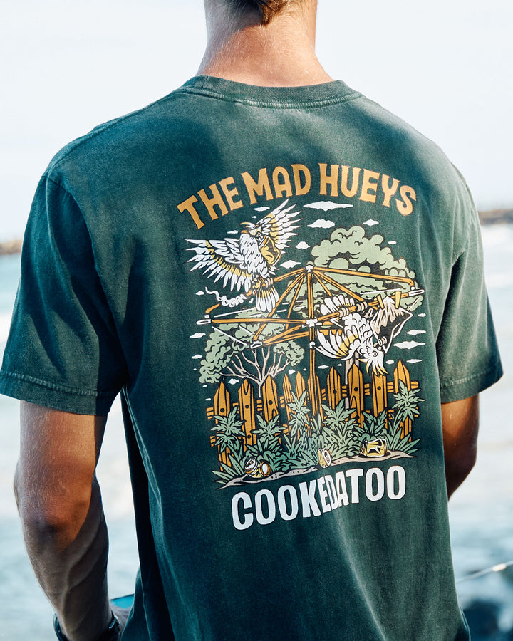 GOON COOKEDATOO | SS TEE - PINE GREEN WASHED