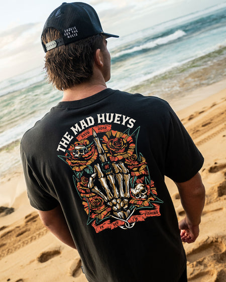 SHIELD FK OFF | SS TEE - VINTAGE BLACK