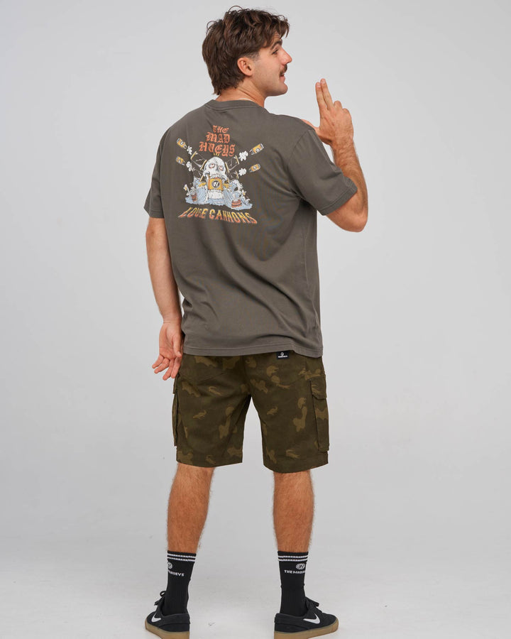 LOOSE CANNONS | SS TEE - CHARCOAL