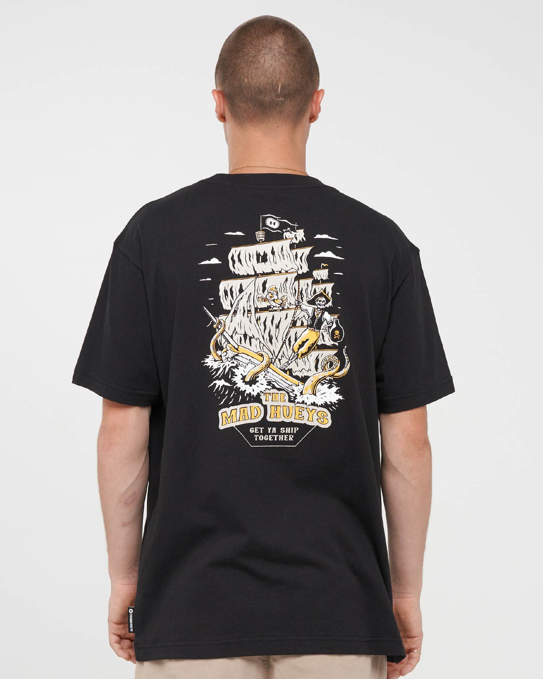 GET YA SHIP | SS TEE - BLACK