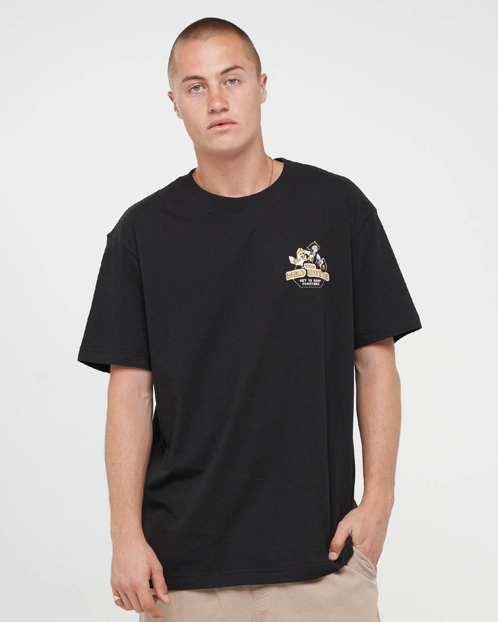GET YA SHIP | SS TEE - BLACK