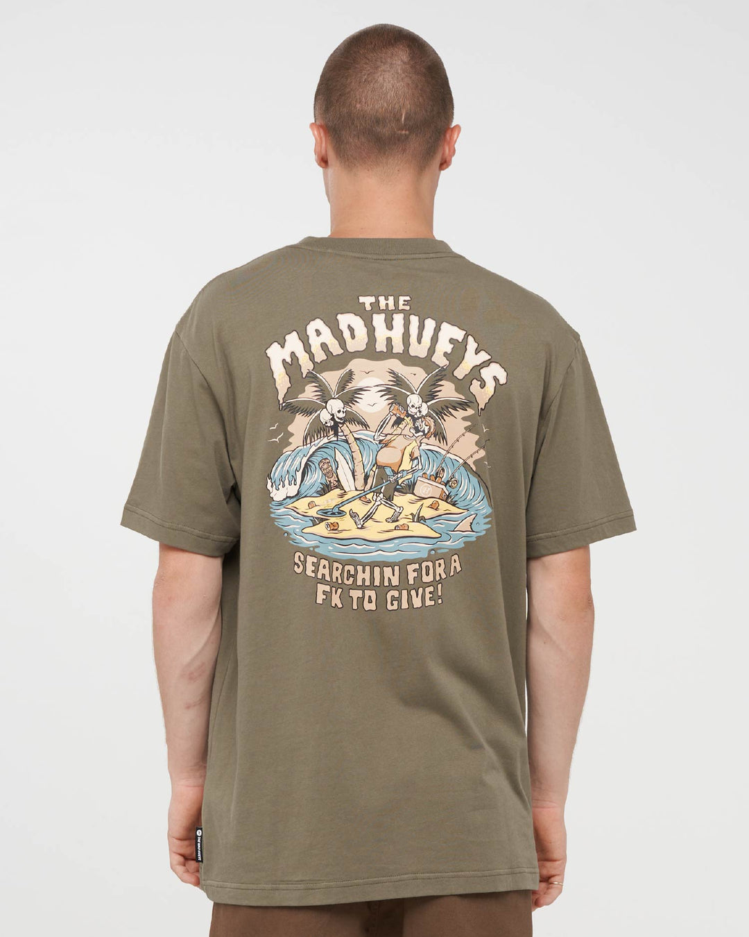 METAL SEARCHIN | SS TEE - OLIVE