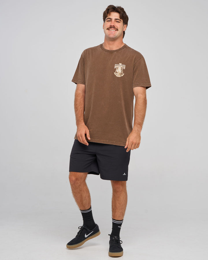 SCOOTIN SHOEY | SS TEE - WALNUT WASHED