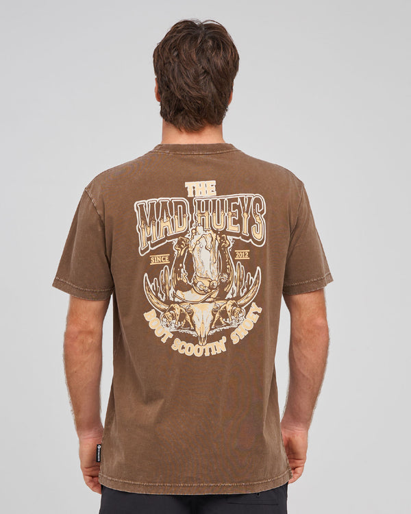 SCOOTIN SHOEY | SS TEE - WALNUT WASHED
