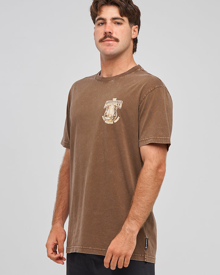 SCOOTIN SHOEY | SS TEE - WALNUT WASHED