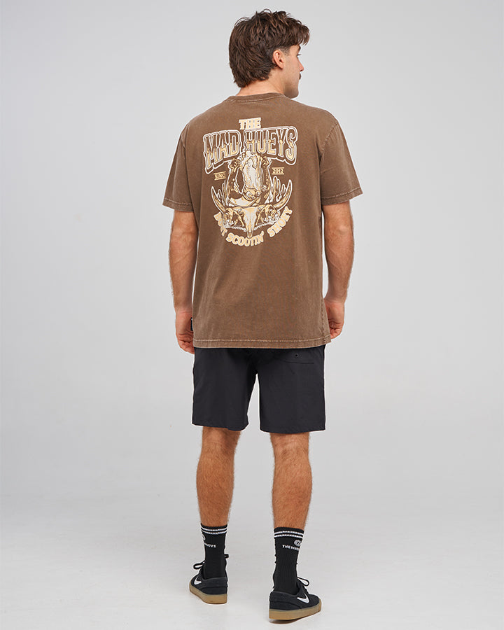 SCOOTIN SHOEY | SS TEE - WALNUT WASHED