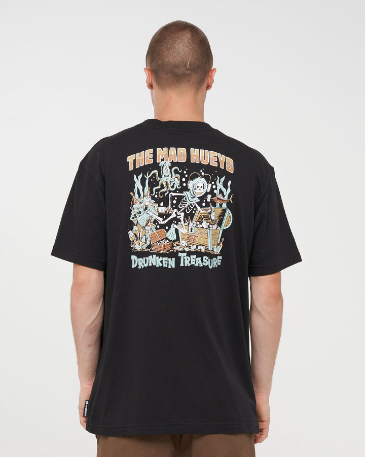 DRUNKEN TREASURE | SS TEE - BLACK