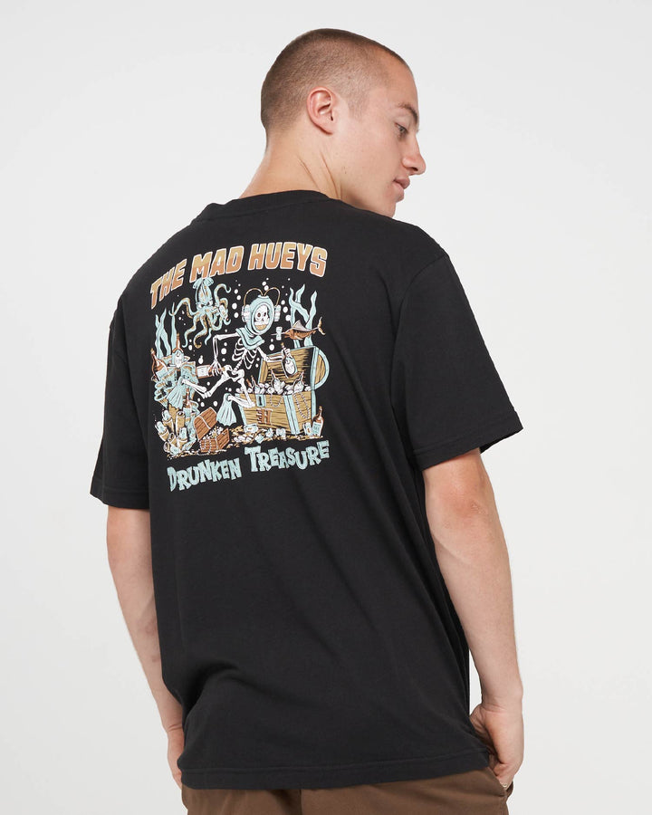 DRUNKEN TREASURE | SS TEE - BLACK
