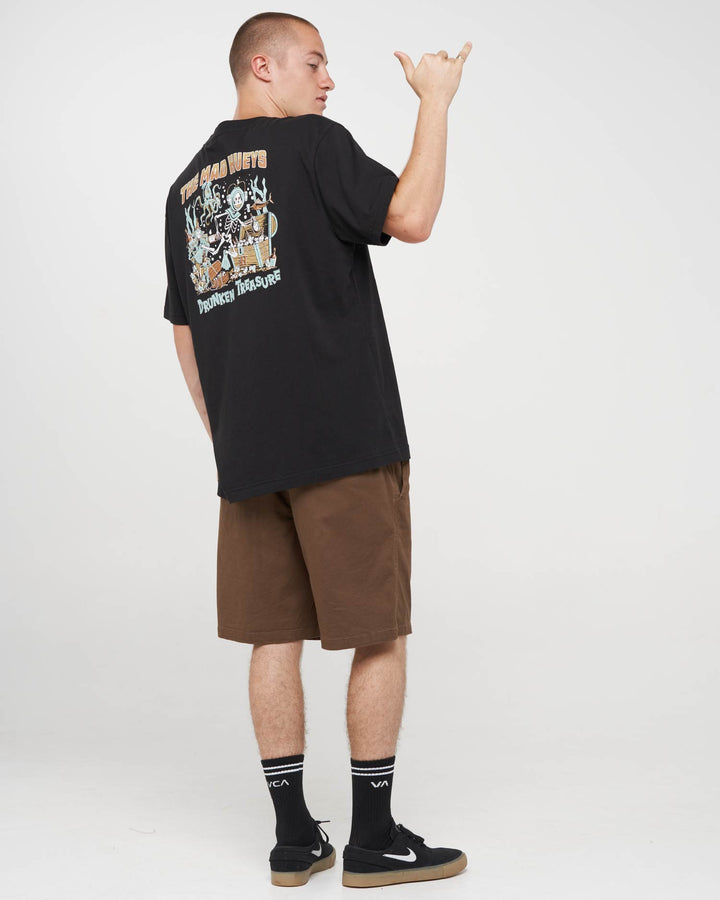 DRUNKEN TREASURE | SS TEE - BLACK