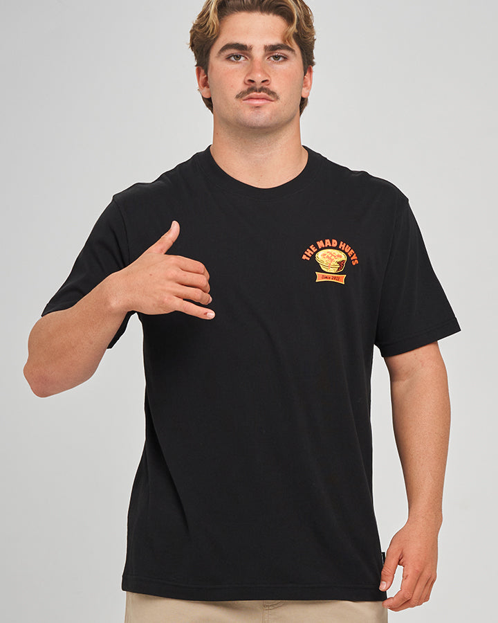 HAPPY HUEYS MEAL | SS TEE - BLACK