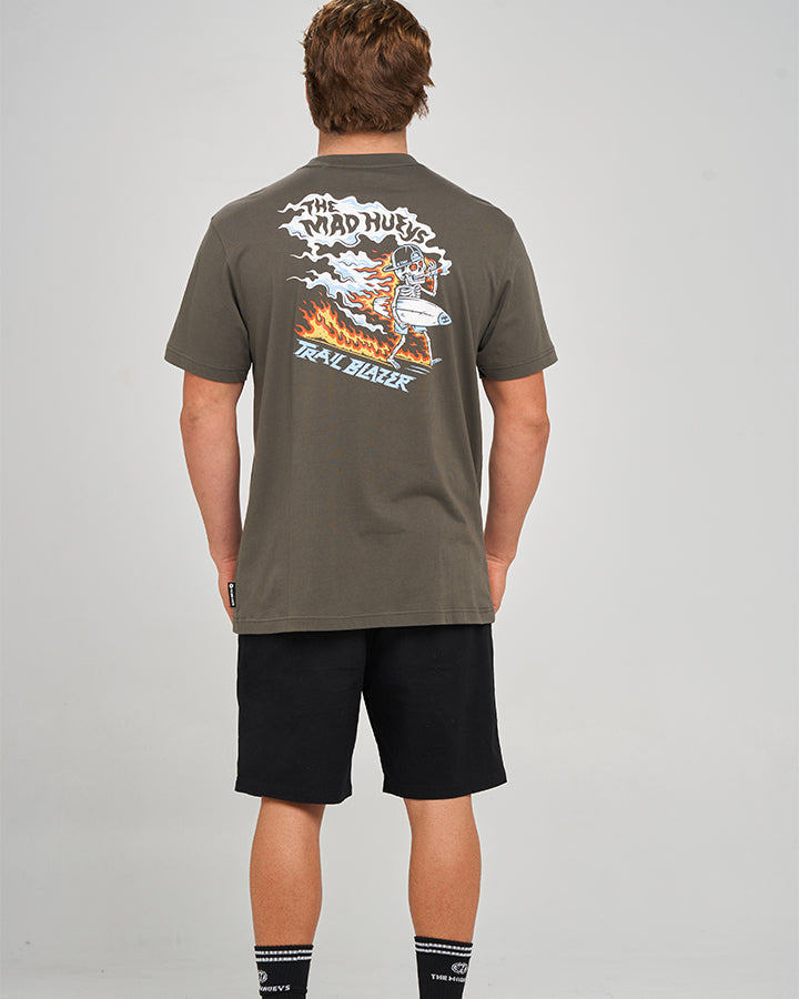 TRAIL BLAZER | SS TEE - CHARCOAL