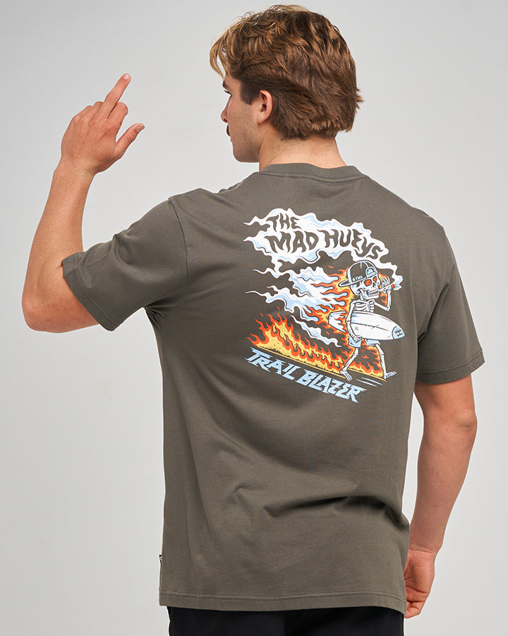 TRAIL BLAZER | SS TEE - CHARCOAL