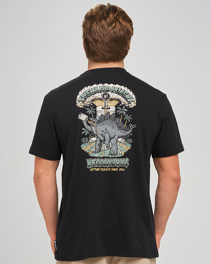 KEGOSAURUS | GRANDPA SS TEE - BLACK