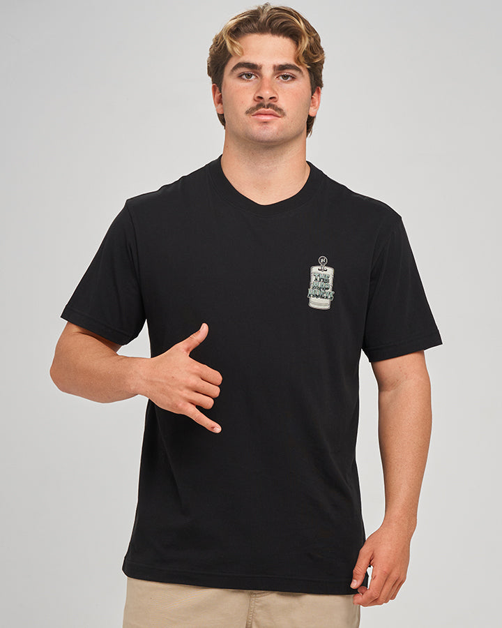 KEGOSAURUS | GRANDPA SS TEE - BLACK