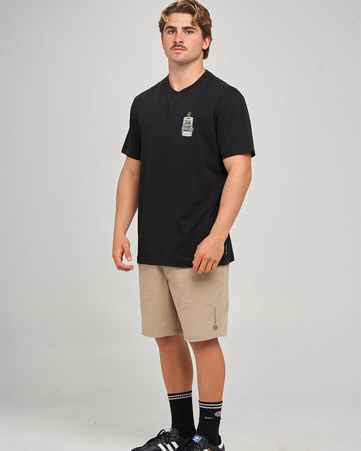 KEGOSAURUS | GRANDPA SS TEE - BLACK