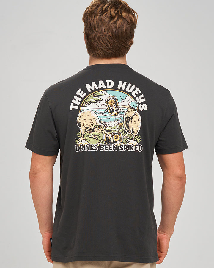 KIWI SPIKED | SS TEE - VINTAGE BLACK