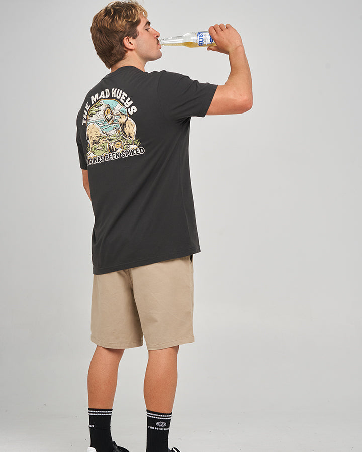 KIWI SPIKED | SS TEE - VINTAGE BLACK