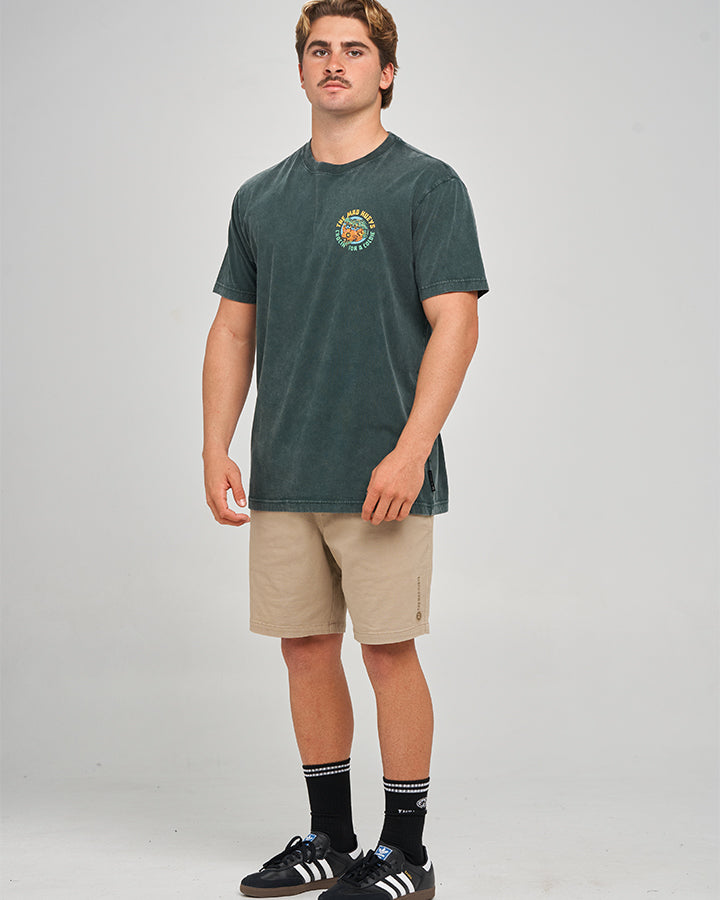 COLDIE CROC | SS TEE - PINE GREEN WASHED