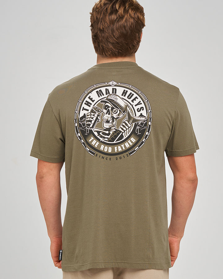 THE ROD FATHER | SS TEE - OLIVE