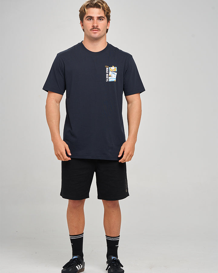 DAD SHIT | SS TEE - NAVY