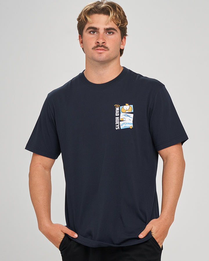 DAD SHIT | SS TEE - NAVY