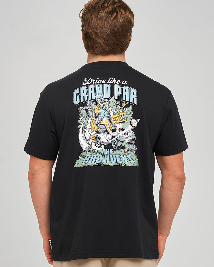 GRANDPAR | SS TEE - BLACK
