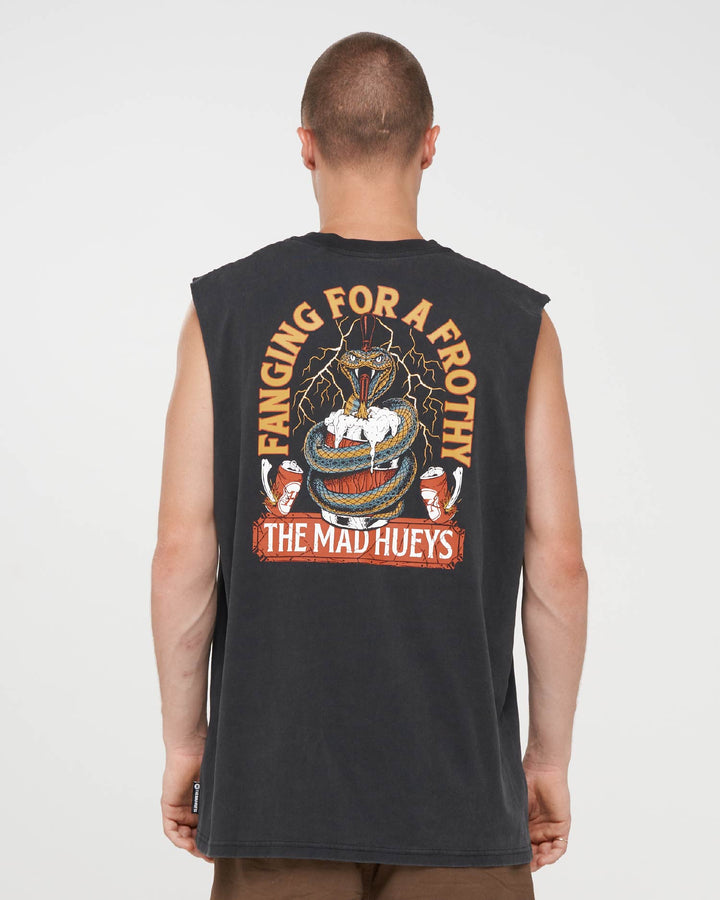 FANGING KEG | MUSCLE - WASHED BLACK
