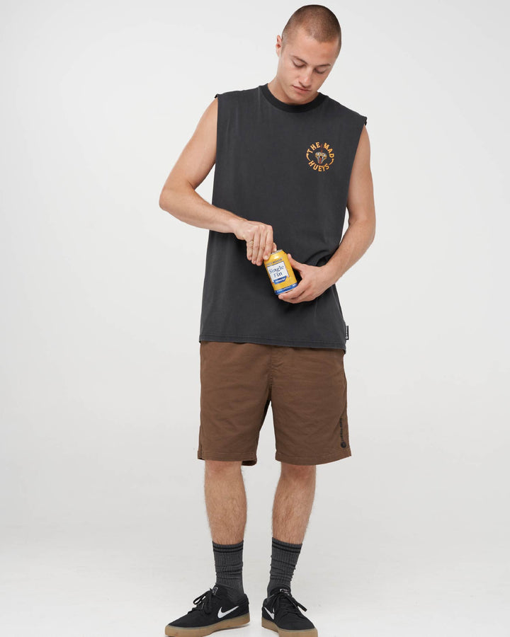 FANGING KEG | MUSCLE - WASHED BLACK