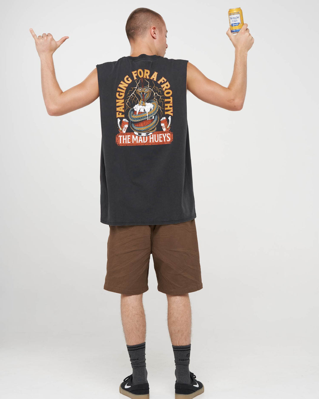 FANGING KEG | MUSCLE - WASHED BLACK