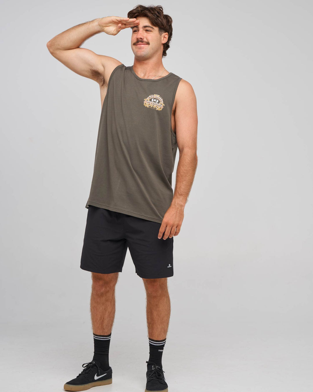 DRAGON CAPTAIN | TANK - CHARCOAL