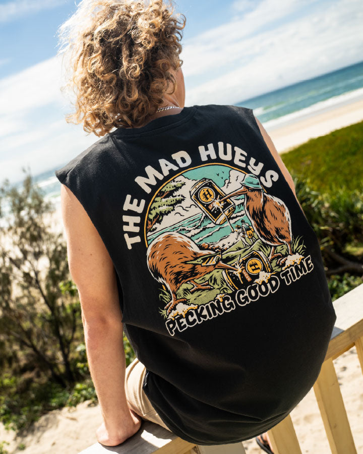 KIWI SPIKED | MUSCLE - BLACK