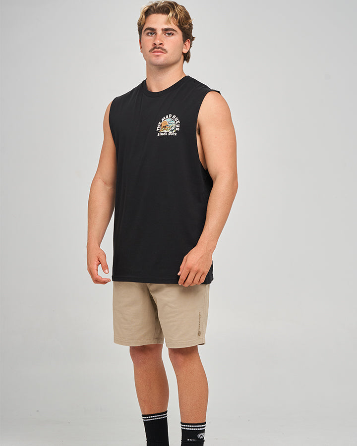 KIWI SPIKED | MUSCLE - BLACK