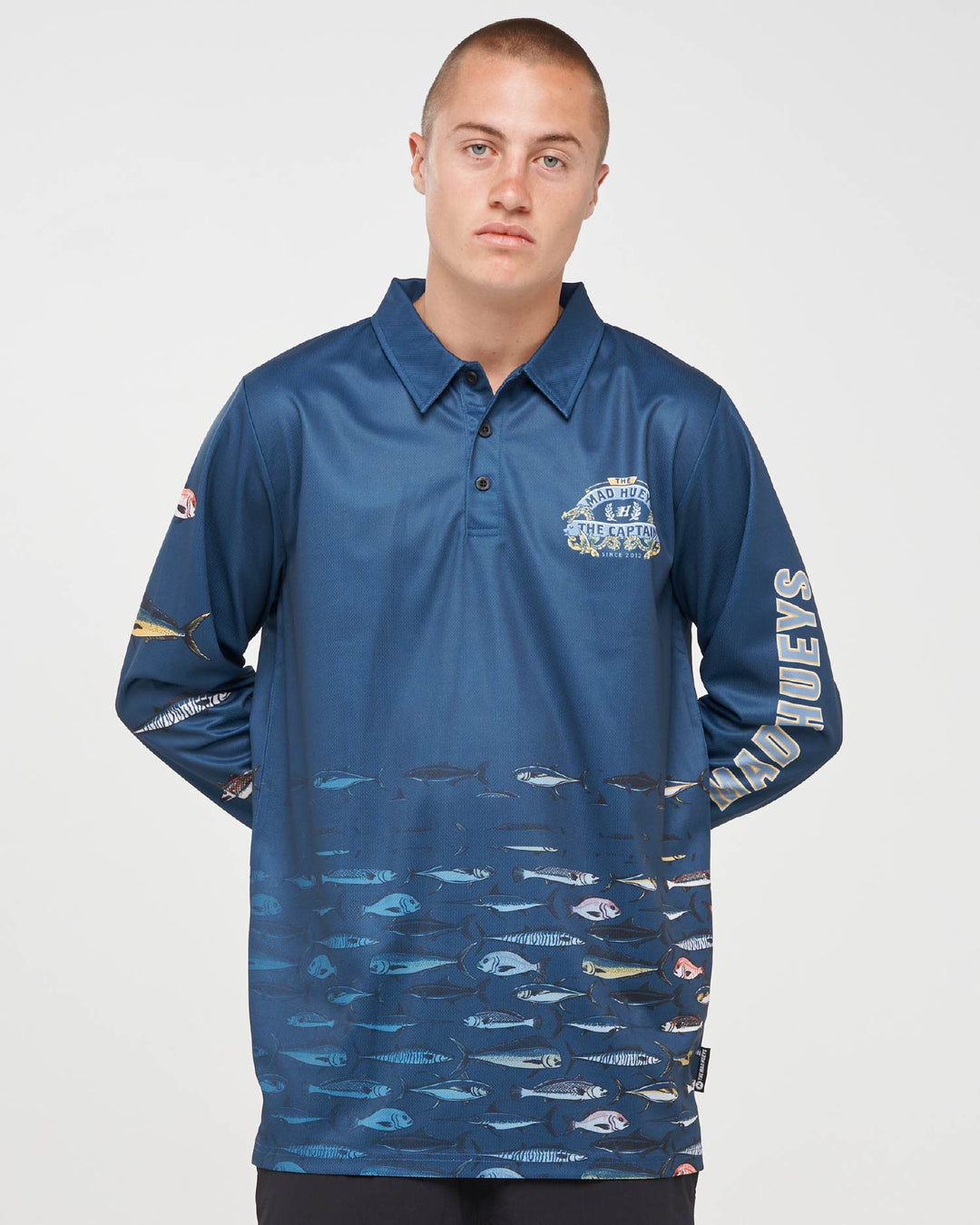 DRAGON CAPTAIN | UPF 50+ FISHING JERSEY - NAVY