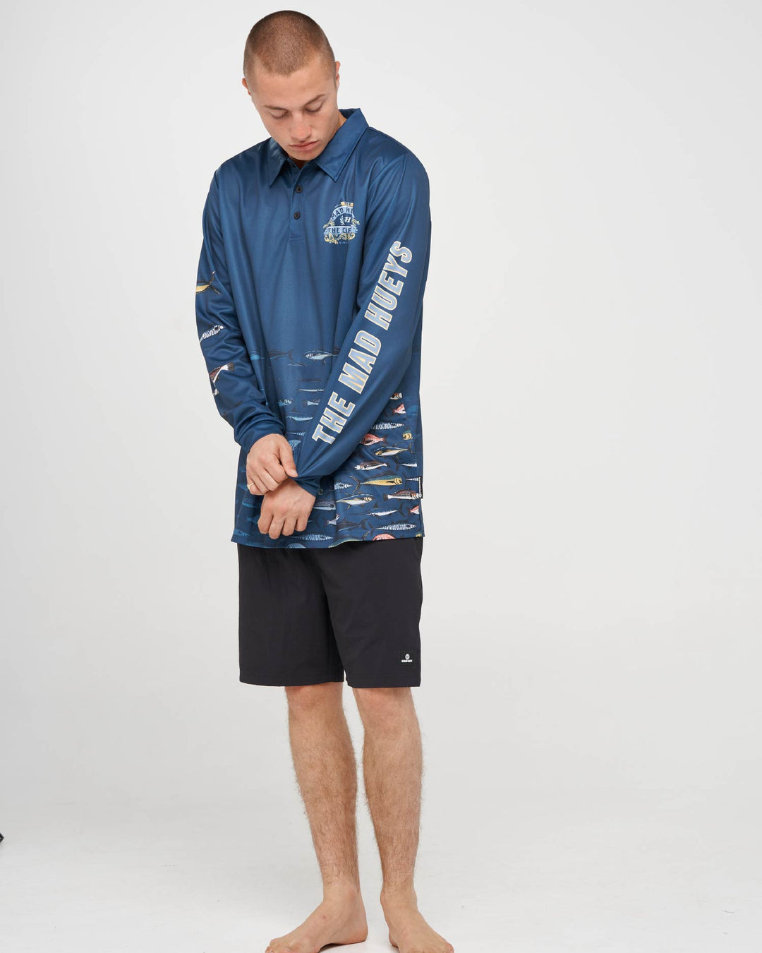 DRAGON CAPTAIN | UPF 50+ FISHING JERSEY - NAVY