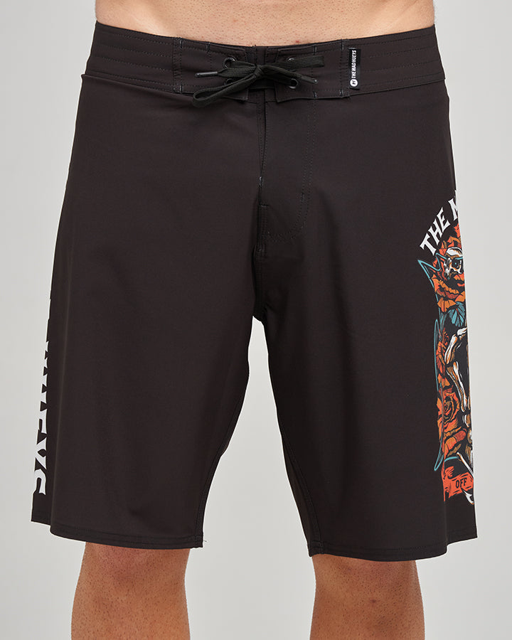 SHIELD FK OFF | 20" BOARDSHORT - BLACK