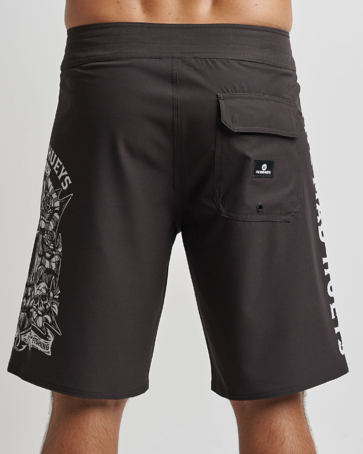 SHIELD FK OFF | 20" BOARDSHORT - BLACK