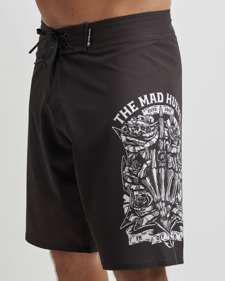 SHIELD FK OFF | 20" BOARDSHORT - BLACK