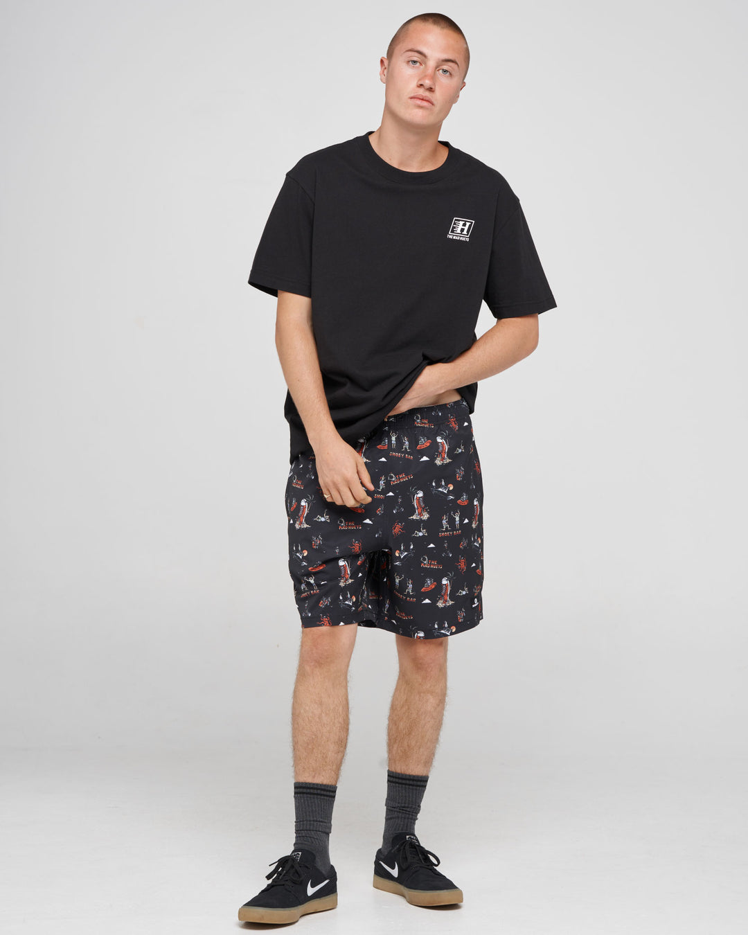 SHOEY BAR | 18" SWIM VOLLEY SHORT - BLACK