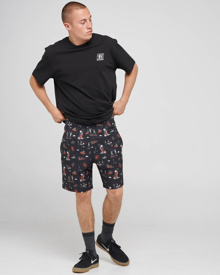 SHOEY BAR | 18" SWIM VOLLEY SHORT - BLACK