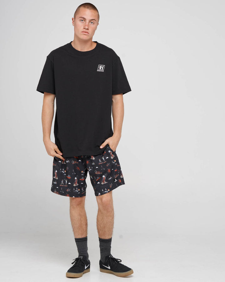 SHOEY BAR | 18" SWIM VOLLEY SHORT - BLACK