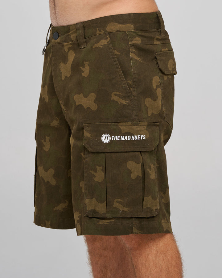 SNAGGED CAMO | 20" CARGO SHORT - NATIVE CAMO