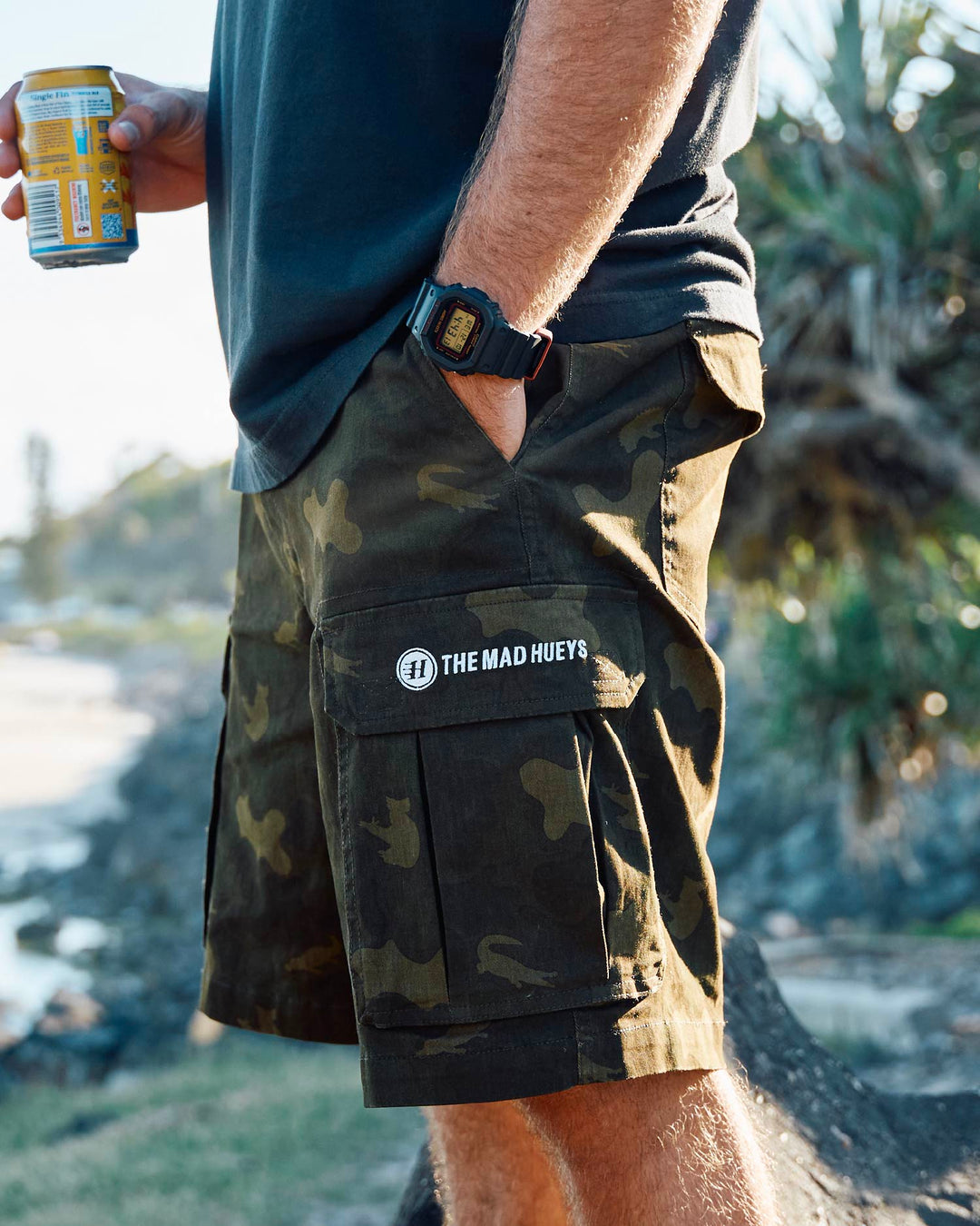SNAGGED CAMO | 20" CARGO SHORT - NATIVE CAMO