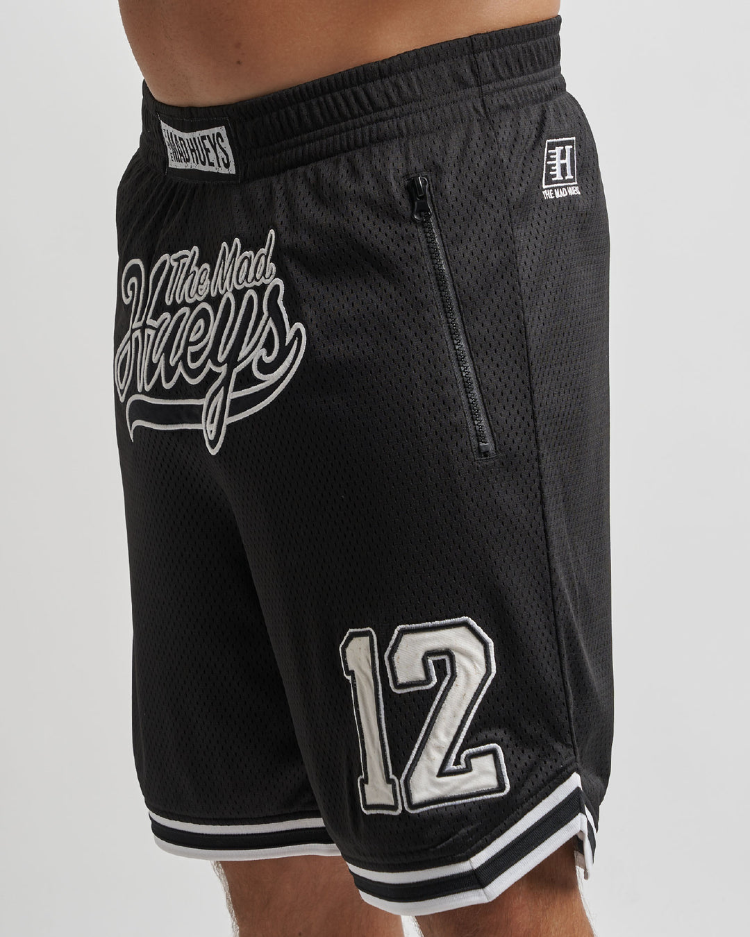 HUEYS | BASKETBALL SHORT - BLACK