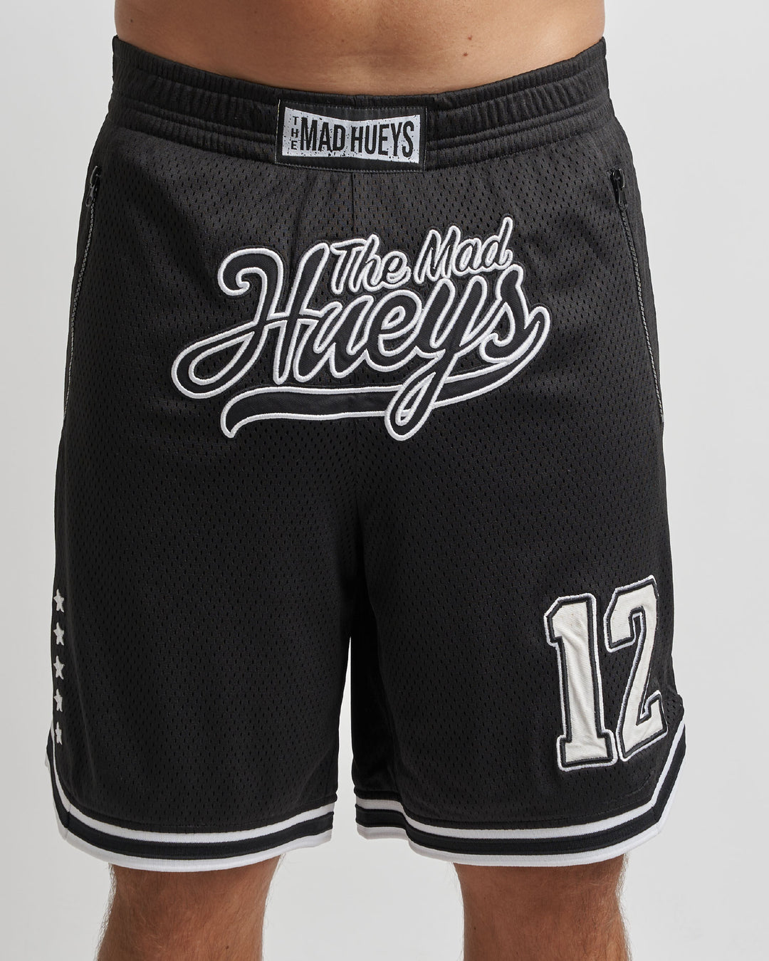 HUEYS | BASKETBALL SHORT - BLACK