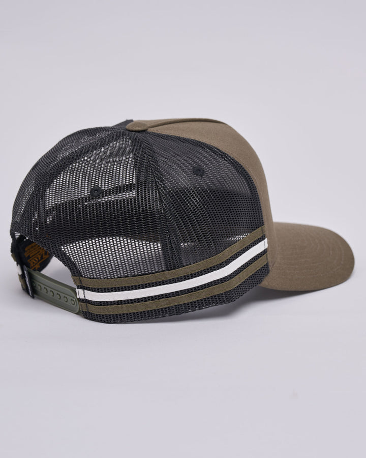 CHECKER HUEYS | TWILL TRUCKER - OLIVE