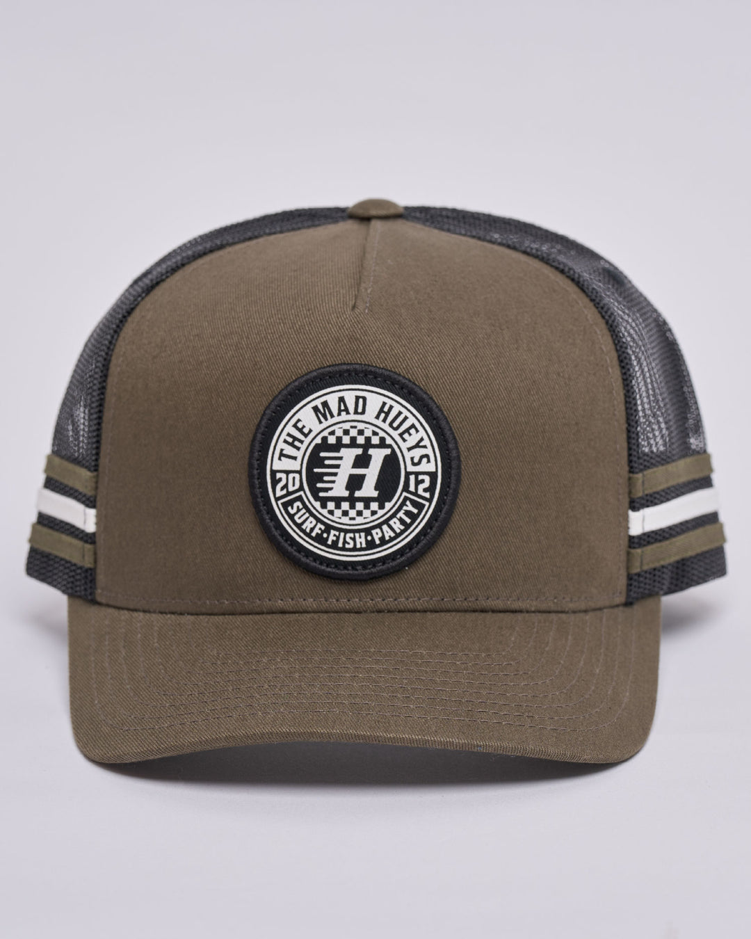 CHECKER HUEYS | TWILL TRUCKER - OLIVE